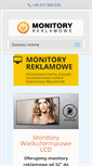 Mobile Screenshot of monitory-reklamowe.pl