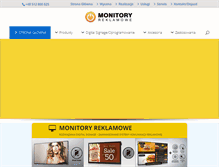 Tablet Screenshot of monitory-reklamowe.pl